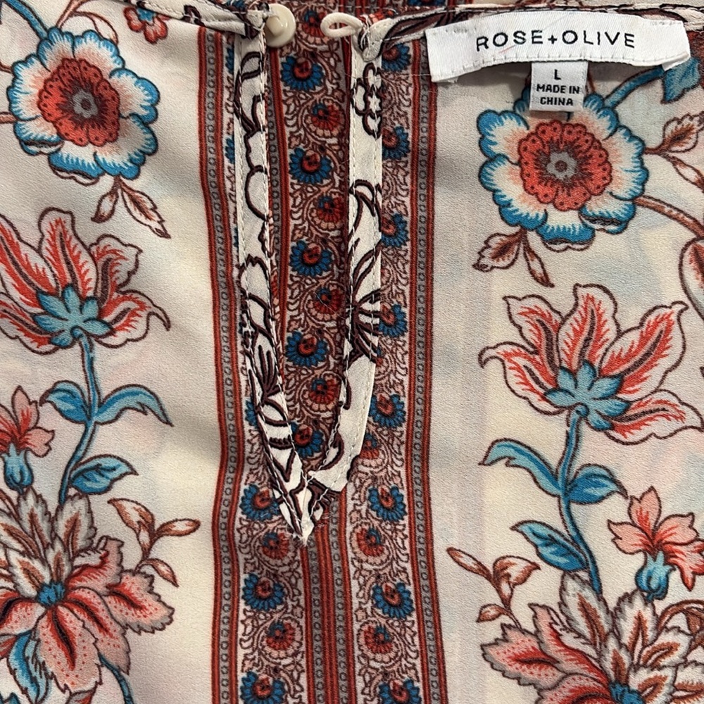 Ladies multicolor blouse - Picture 4 of 4